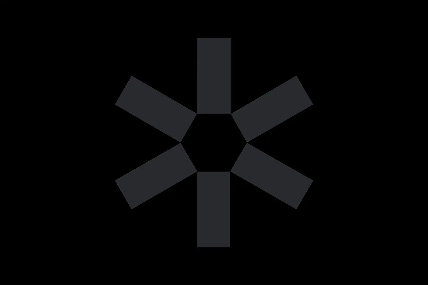 Schwarze Kachel mit dekorativem Element (grau)