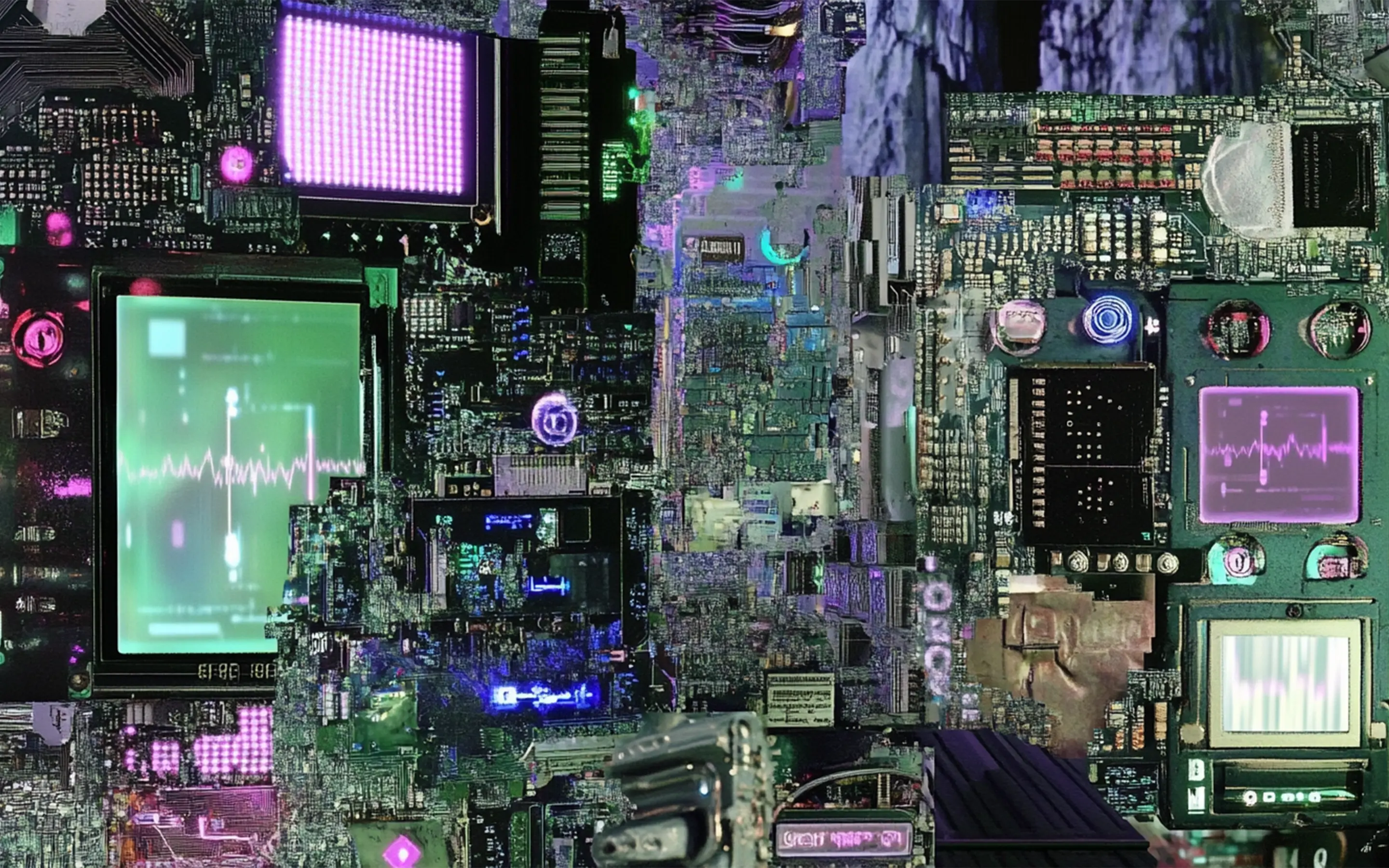 Eine Computerplatine