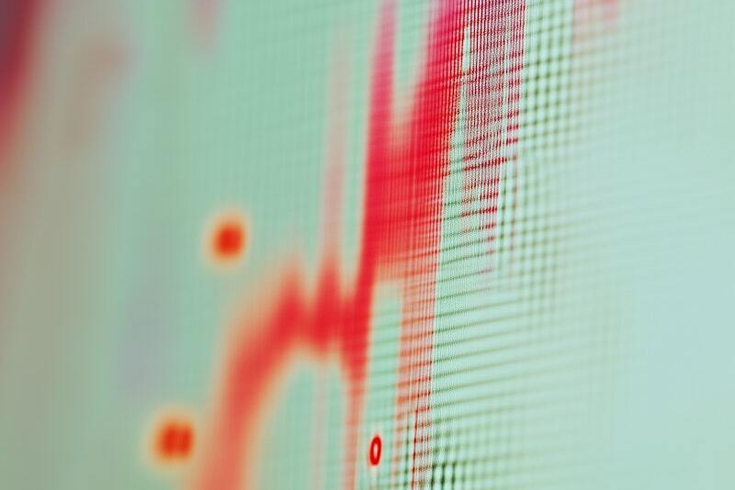 Stark vergrößerter Screenshot eines Diagramms