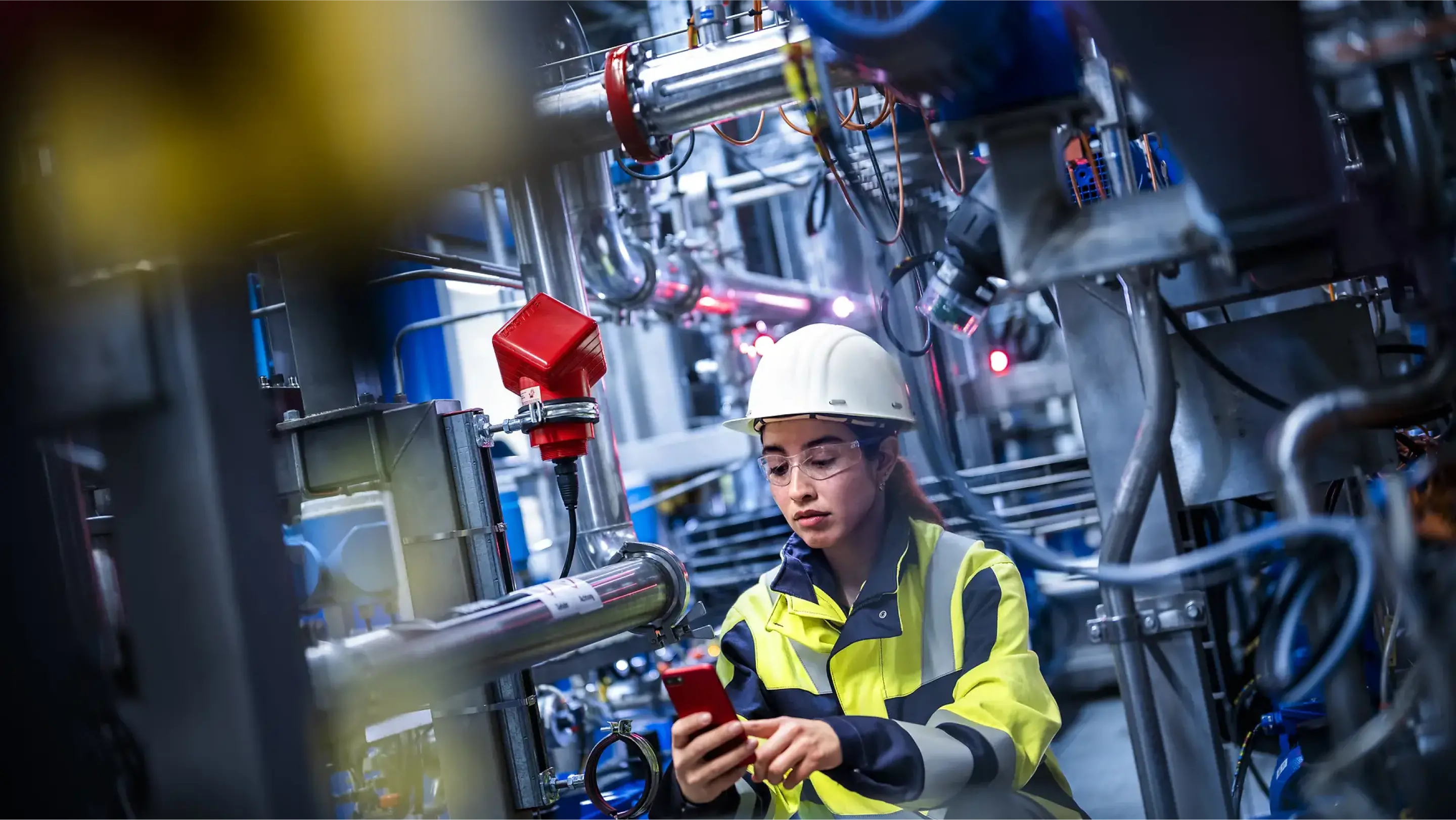 The LOCTITE Pulse mobile app for monitoring industrial plants.