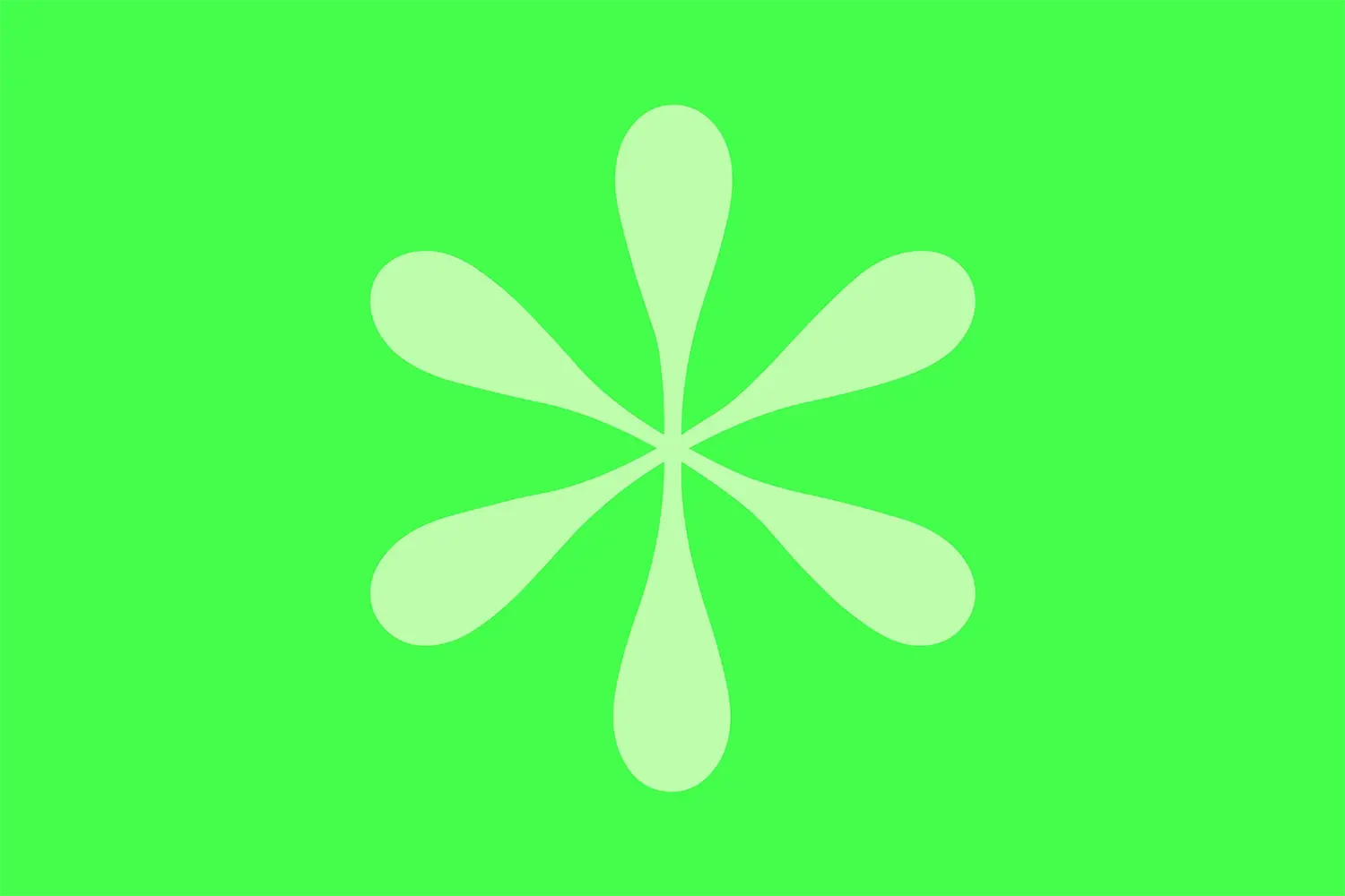 Grüne Kachel mit dekorativer Grafik